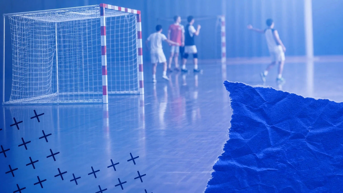 What is the size of a handball goal?