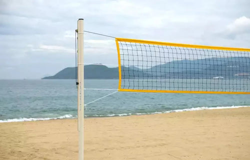 Pair of volleyball posts aluminium - 90mm diameter