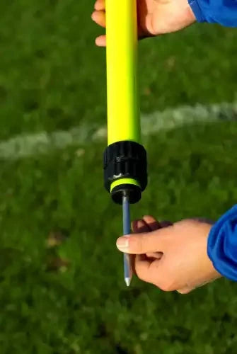 Set of 6 Telescopic slalom poles with spike - 91cm to 172cm