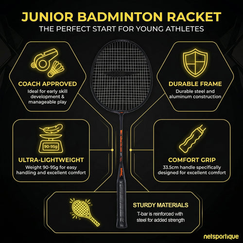 Junior badminton racket - Set of 10