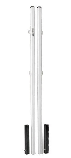 Square badminton posts to be sealed - 40mm x 40mm (with steel sleeves)