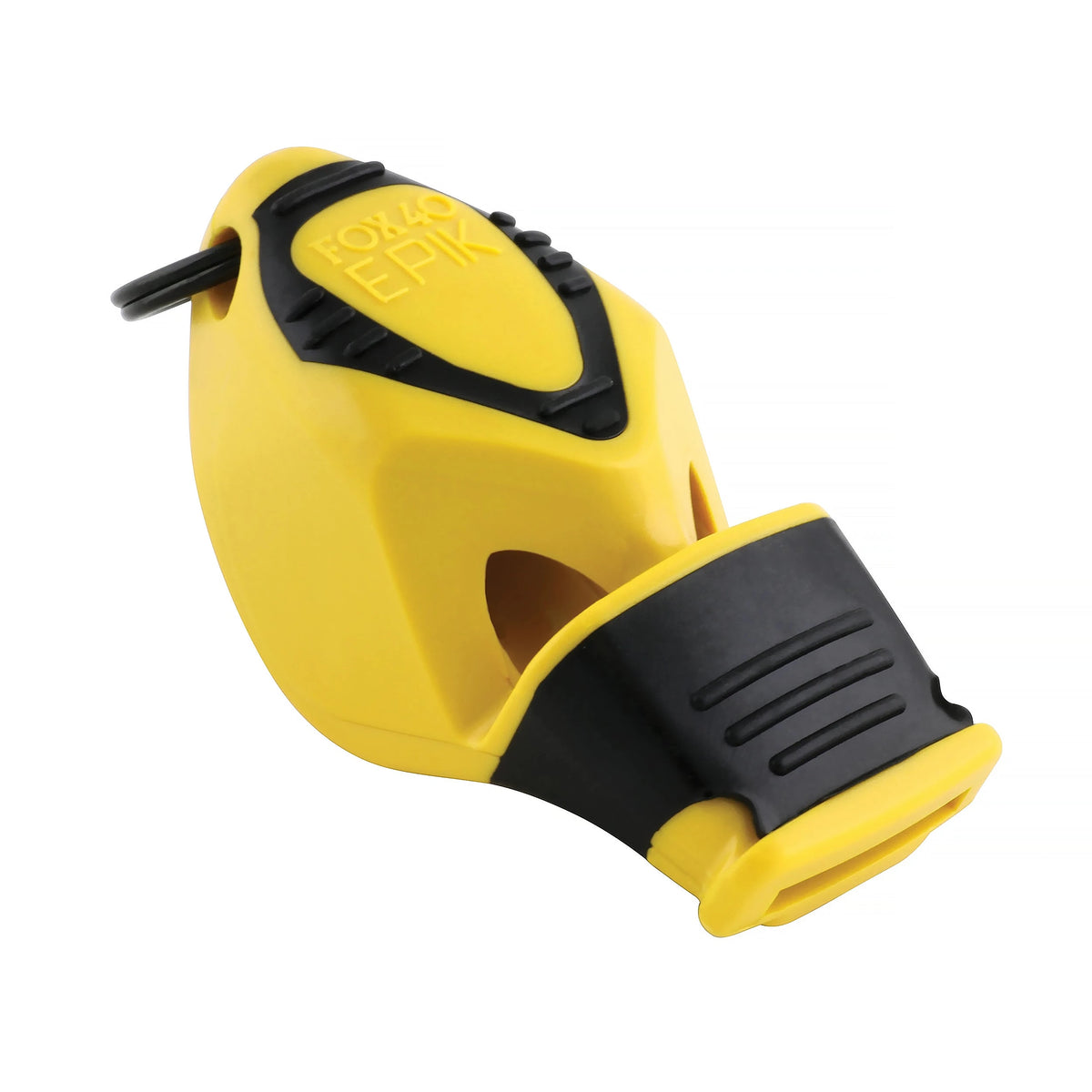 Professional Whistle with Cushioned Mouth Grip 115 dB – Yellow / Black