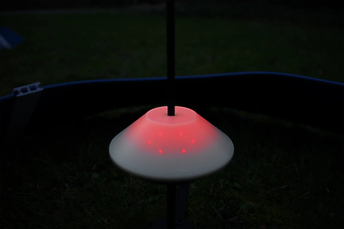 Light sensor for foot golf targets