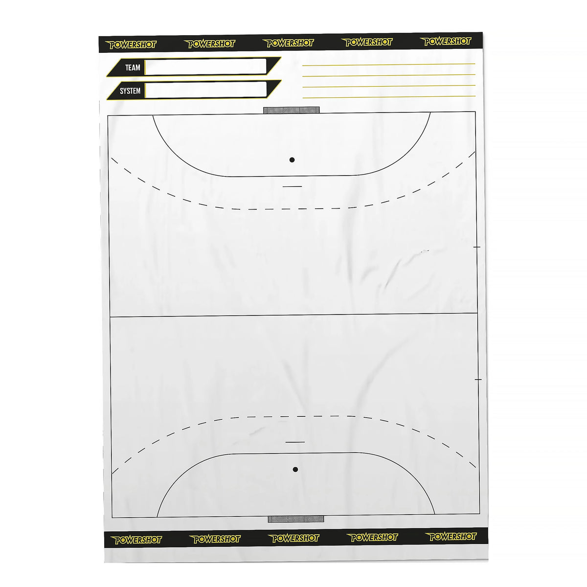 Handball tactical sheet roll full court