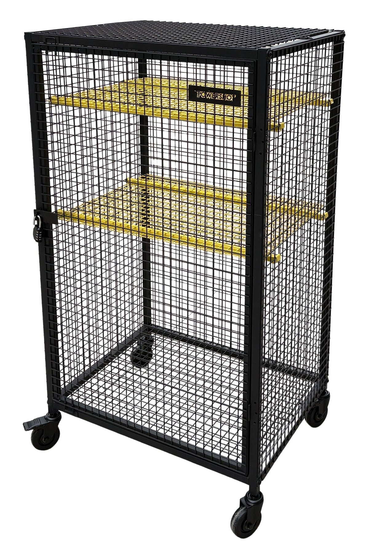 High bay storage cage - 1500mm x 800mm x 600mm with padlock
