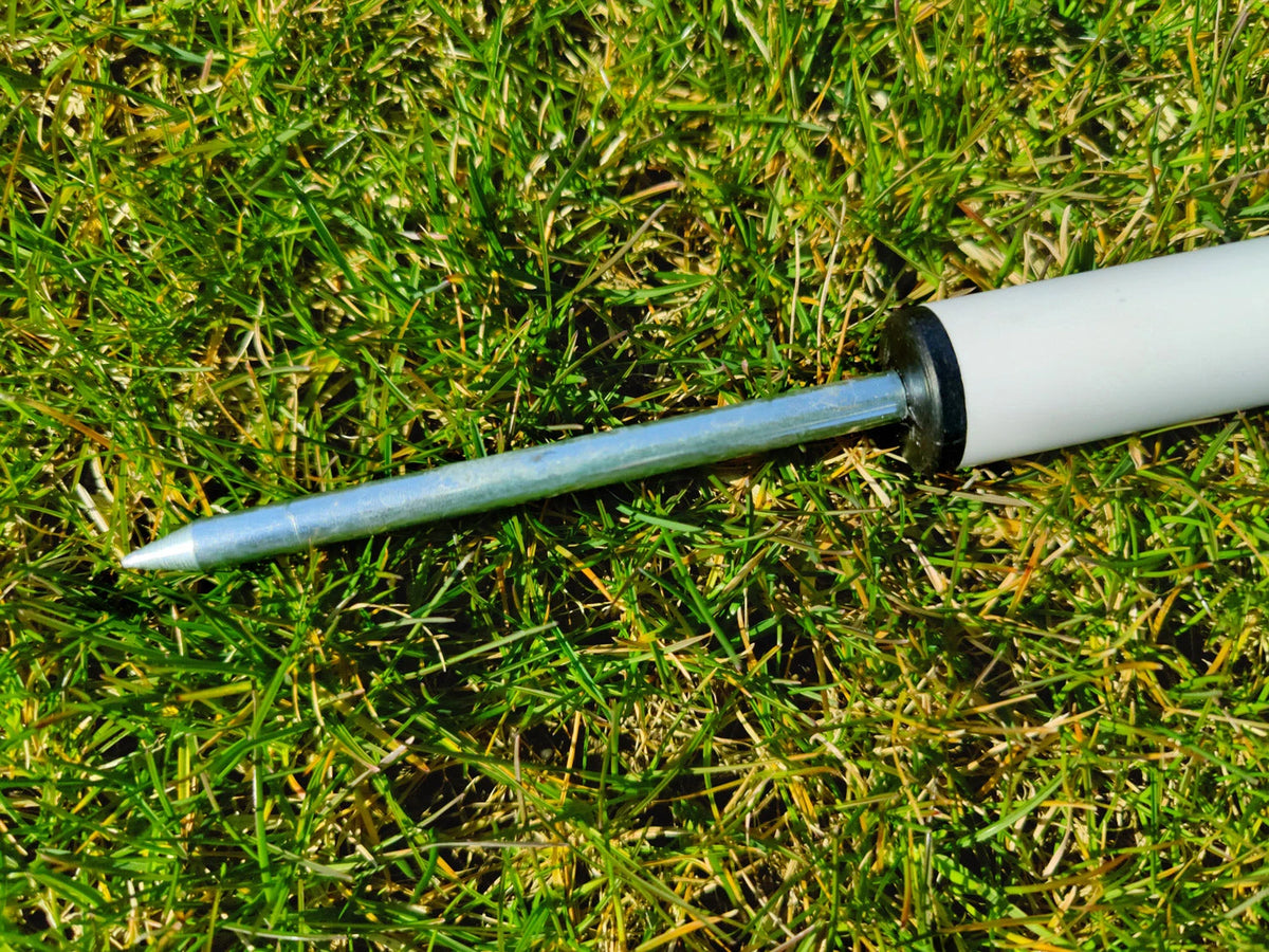 Set of 5 slalom poles with spike