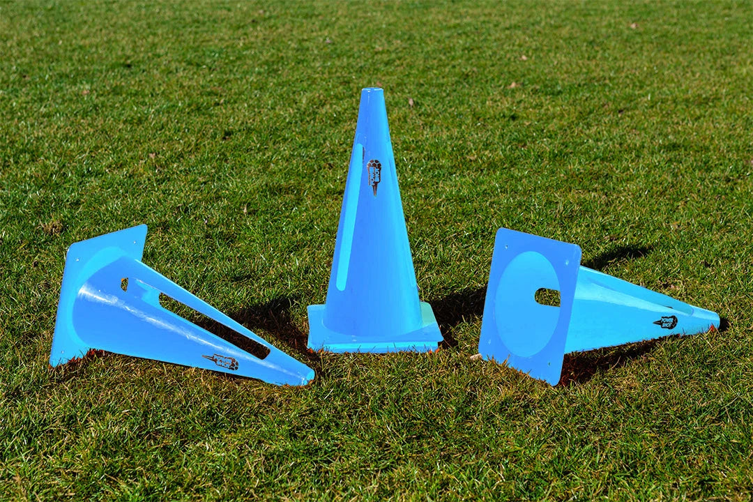 Set of 4 flexible delimitation cones - 30cm
