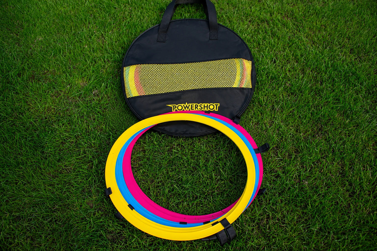 Flat speed agility rings - set of 12 in a bag