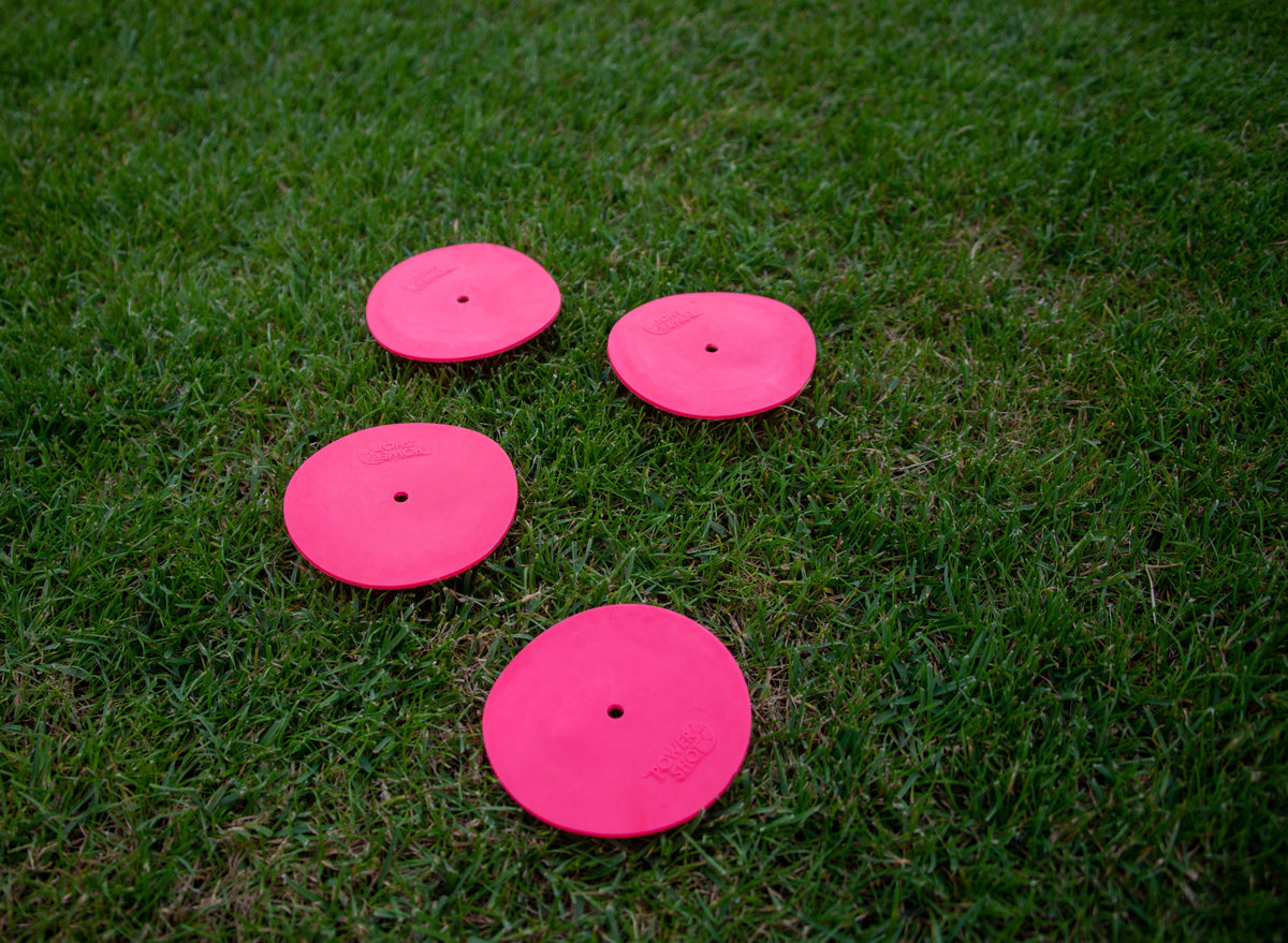 Set of 24 small marking discs diameter with stand and carry bag