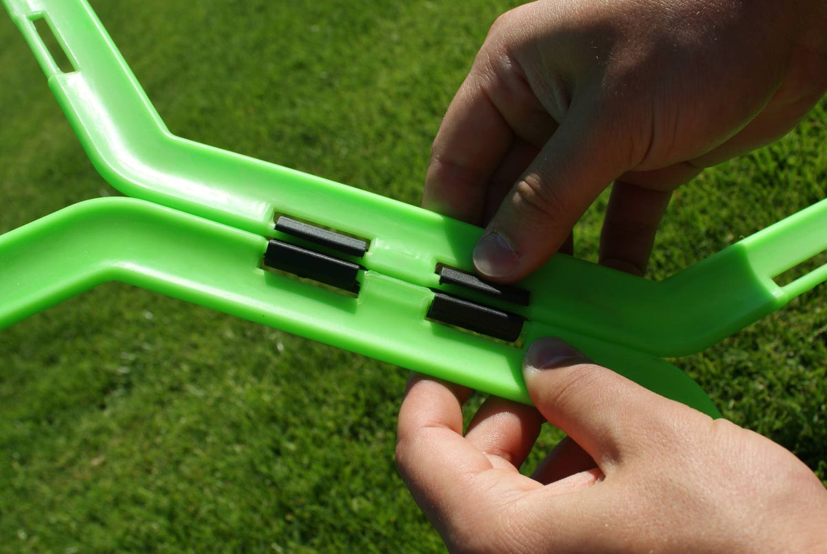 Octagonal agility ladder with carry bag