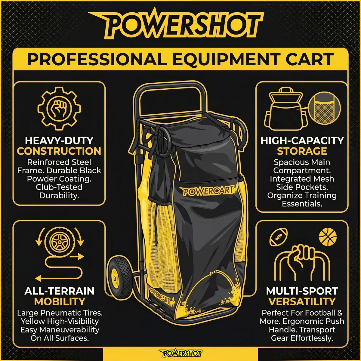 Professional Equipment Cart