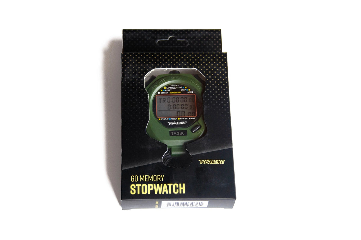 Stopwatch memorizes up to 60 laps