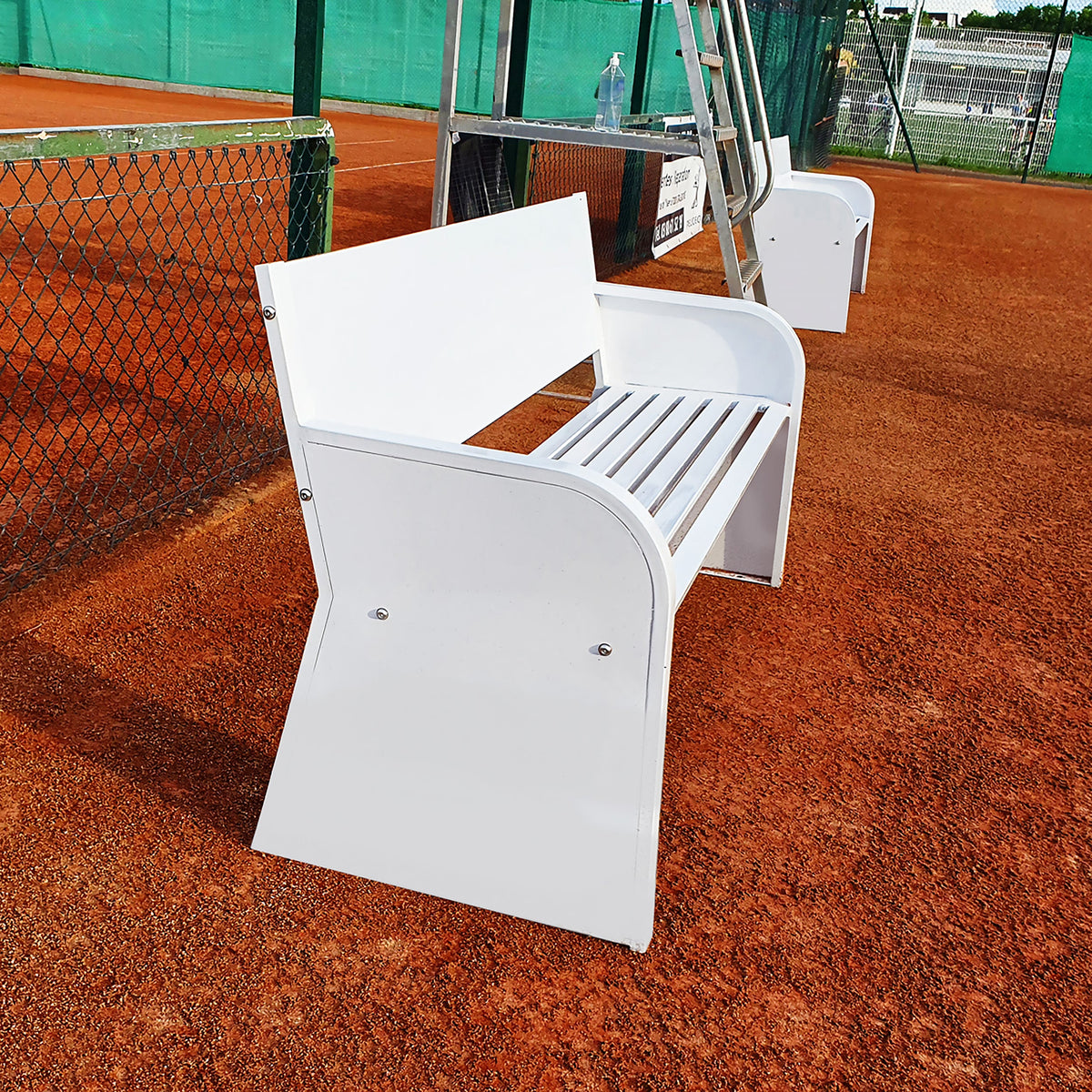 Advertising Tennis Court Bench – Steel Carrington