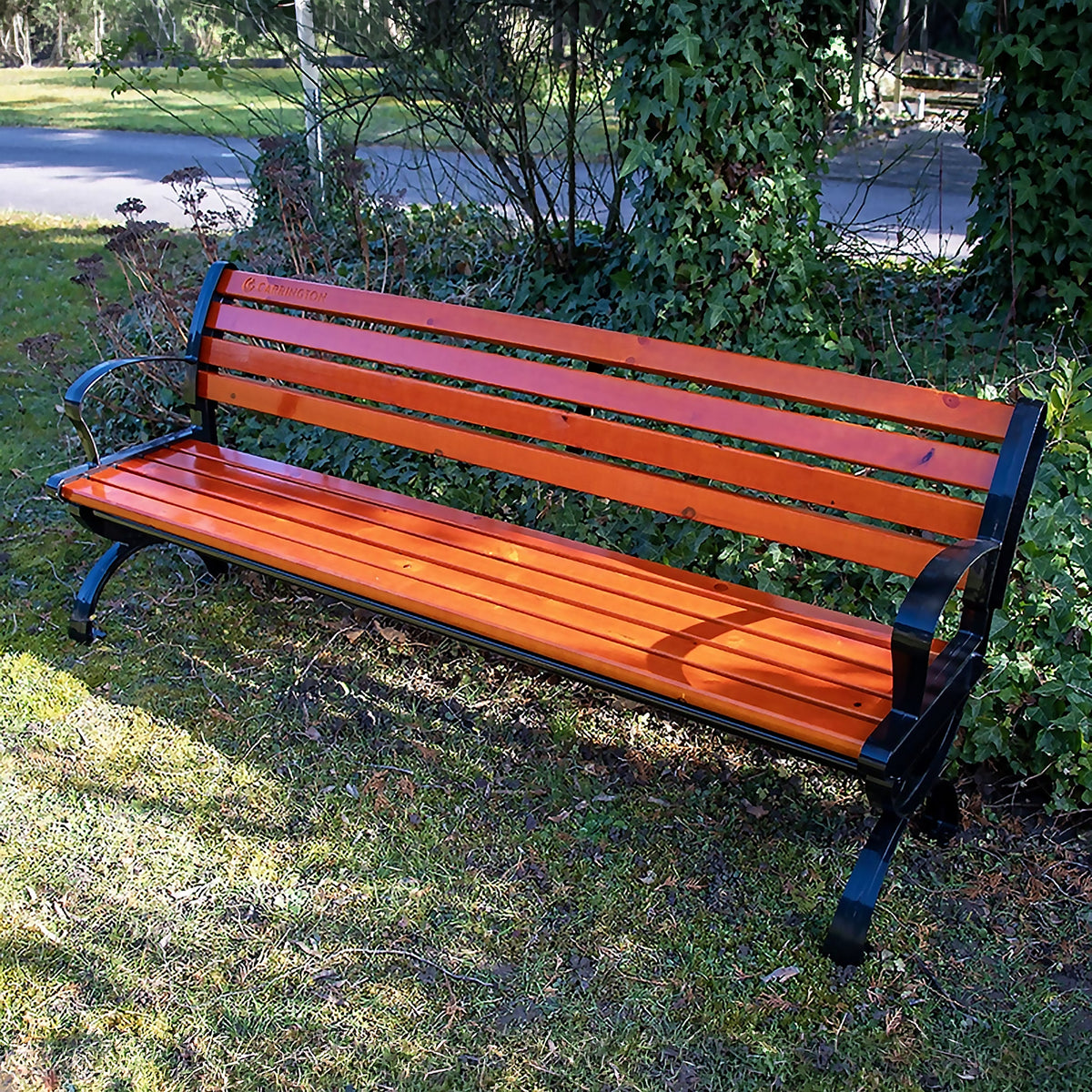 Tennis bench with backrest - 150 cm Carrington