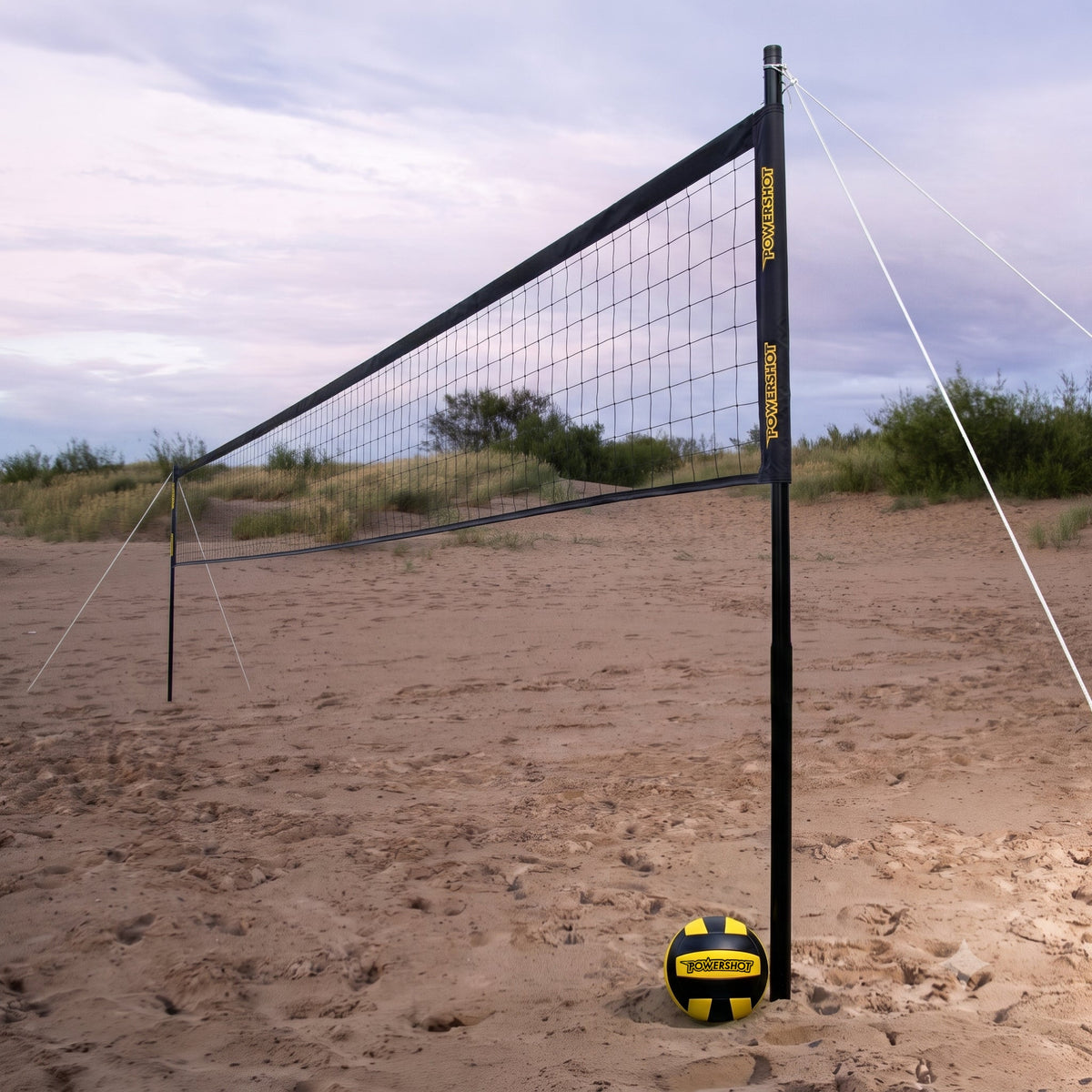 Volleyball set 9.14m with posts, bag, net, ball and pump