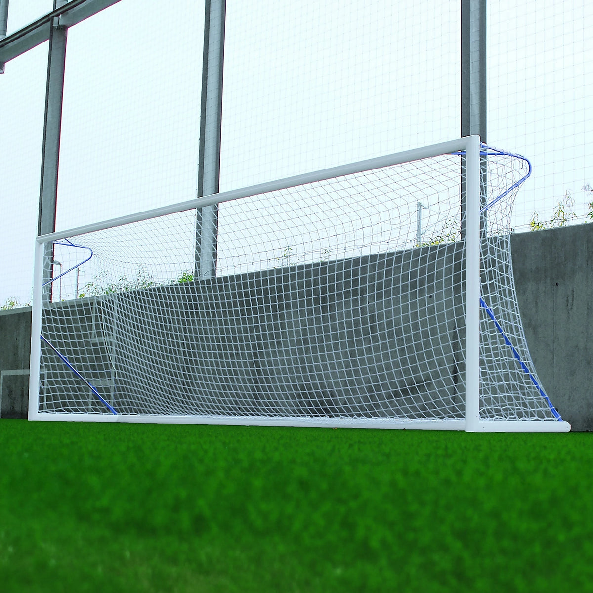 8 a side football goal transportable aluminium - 6 m x 2.1 m - Ø80 mm Powershot