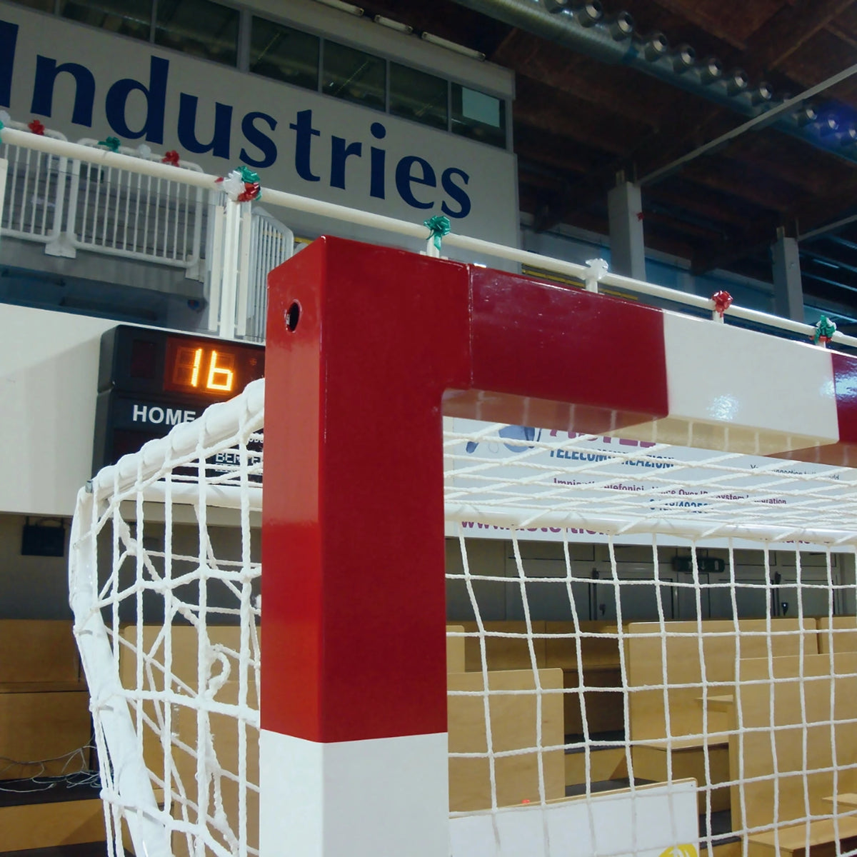 Socketed handball goal - 3m x 2m - aluminium