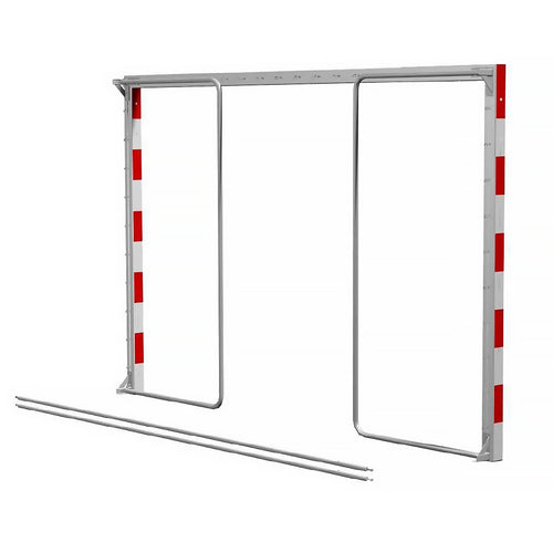 Aluminium handball goal transportable and foldable - 3m x 2m