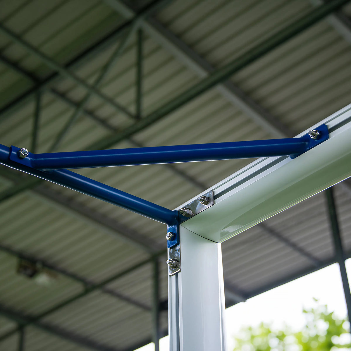 Transportable professional 11-a-side football goal aluminium - 7.32 m x 2.44 m Powershot